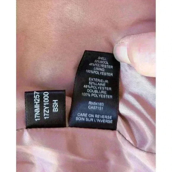 Kenneth Cole Women's Asymmetrical Bouclé Wool Blend Coat Size P. Small - Picture 14 of 14